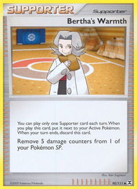 Bertha's Warmth - Rising Rivals (RR) #90/111 - Uncommon Pokémon Trading Card
