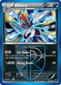 Bisharp (Team Plasma) (74) - Plasma Freeze (PLF) #74/116 - Uncommon Pokémon Trading Card