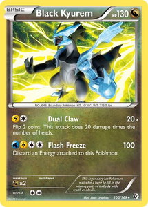 Black Kyurem - Boundaries Crossed (BCR) #100/149 - Rare Pokémon Trading Card