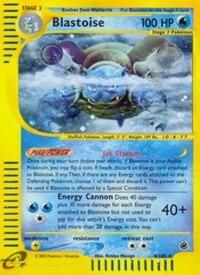 Blastoise (4) - Expedition Pokémon trading card