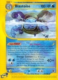 Blastoise (37) - Expedition (EX) #037/165 - Rare Pokémon Trading Card
