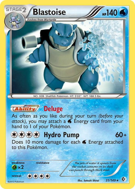 Blastoise - Boundaries Crossed Pokémon trading card