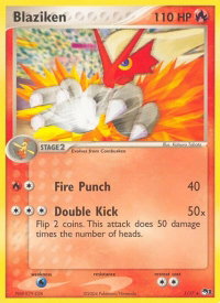 Blaziken - POP Series 1 (POP) #001/017 - Rare Pokémon Trading Card