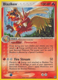 Blaziken - Power Keepers (PK) #5/108 - Holo Rare Pokémon Trading Card