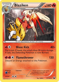 Blaziken - Dark Explorers (DEX) #17/108 - Holo Rare Pokémon Trading Card