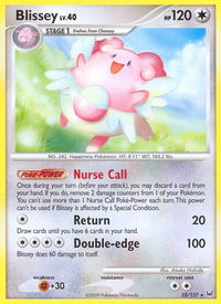 Blissey - Platinum (PL) #22/127 - Rare Pokémon Trading Card