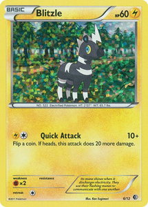 Blitzle - 6/12 - McDonald's Promos 2011 #006/012 - Rare Pokémon Trading Card