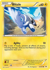 Blitzle - Noble Victories (NVI) #35/101 - Common Pokémon Trading Card