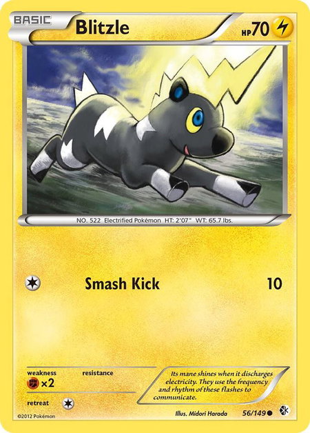 Blitzle - Boundaries Crossed Pokémon trading card