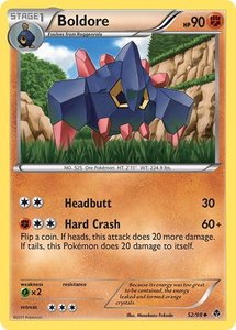 Boldore (52) - Emerging Powers (EPO) #52/98 - Uncommon Pokémon Trading Card