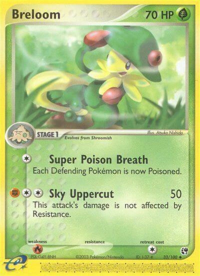 Breloom - Sandstorm Pokémon trading card