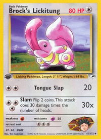 Brock's Lickitung - Gym Heroes (G1) #041/132 - Uncommon Pokémon Trading Card