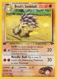 Brock's Sandslash - Gym Challenge (G2) #036/132 - Uncommon Pokémon Trading Card