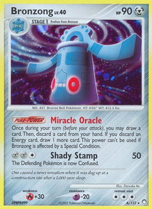 Bronzong - Mysterious Treasures (MT) #6/123 - Holo Rare Pokémon Trading Card