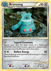 Bronzong - Triumphant (TM) #15/102 - Rare Pokémon Trading Card