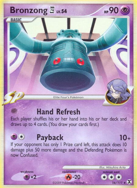 Bronzong E4 - Rising Rivals Pokémon trading card