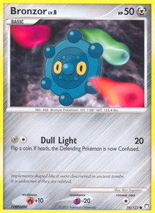 Bronzor - Mysterious Treasures (MT) #74/123 - Common Pokémon Trading Card