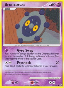 Bronzor - Stormfront (SF) #55/100 - Common Pokémon Trading Card