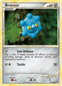 Bronzor - Triumphant (TM) #58/102 - Common Pokémon Trading Card