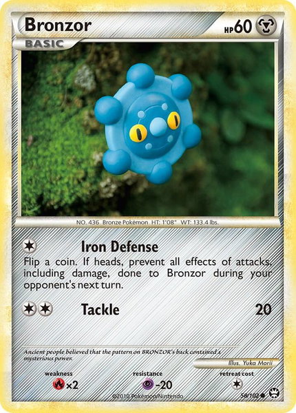 Bronzor - Triumphant Pokémon trading card