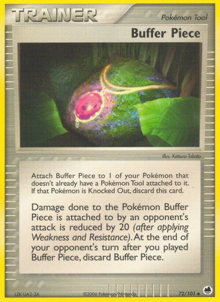Buffer Piece trading card from Dragon Frontiers Buffer Piece - Dragon Frontiers Pokémon trading card