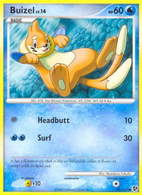 Buizel - Great Encounters (GE) #61/106 - Common Pokémon Trading Card
