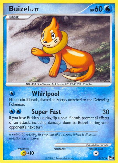 Buizel - POP Series 9 Pokémon trading card