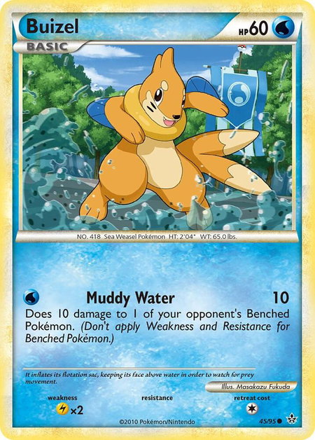 Buizel - Unleashed Pokémon trading card