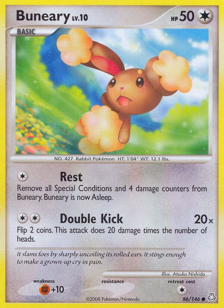 Buneary - Legends Awakened Pokémon trading card