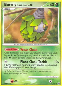 Burmy Plant Cloak - Secret Wonders (SW) #78/132 - Common Pokémon Trading Card