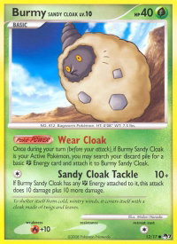 Burmy Sandy Cloak - POP Series 7 (POP) #012/017 - Common Pokémon Trading Card