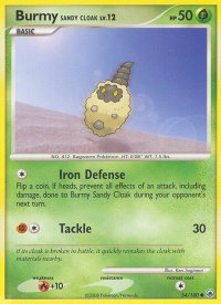 Burmy Sandy Cloak - Majestic Dawn (MD) #54/100 - Common Pokémon Trading Card