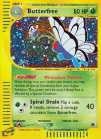 Butterfree (5) - Expedition Pokémon trading card