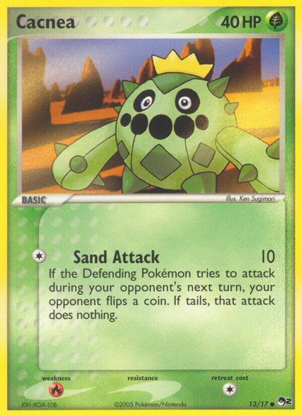 Cacnea - POP Series 2 Pokémon trading card