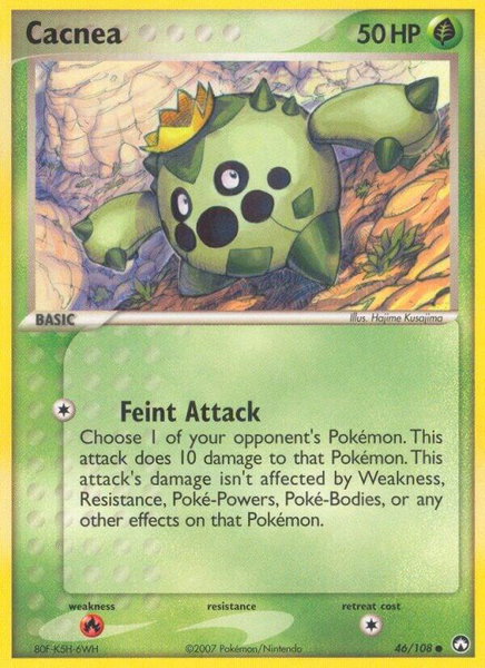 Cacnea - Power Keepers Pokémon trading card