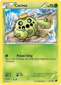 Cacnea - Plasma Freeze (PLF) #9/116 - Common Pokémon Trading Card