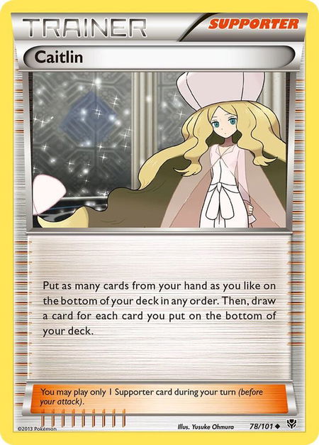 Caitlin - Plasma Blast Pokémon trading card