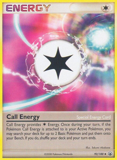 Call Energy trading card from Majestic Dawn Call Energy - Majestic Dawn Pokémon trading card