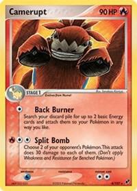 Camerupt - 4/107 (EX Deoxys) trading card from Deck Exclusives Camerupt - 4/107 (EX Deoxys) - Deck Exclusives Pokémon trading card