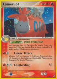 Camerupt - Crystal Guardians (CG) #3/100 - Holo Rare Pokémon Trading Card