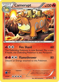 Camerupt - Boundaries Crossed (BCR) #22/149 - Rare Pokémon Trading Card