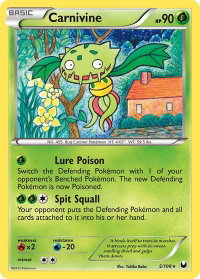Carnivine - Dark Explorers (DEX) #5/108 - Rare Pokémon Trading Card