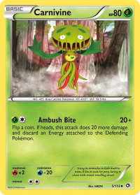 Carnivine - Legendary Treasures (LTR) #5/113 - Uncommon Pokémon Trading Card