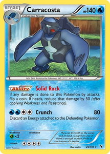 Carracosta - Noble Victories (NVI) #26/101 - Rare Pokémon Trading Card