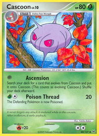 Cascoon - Platinum (PL) #44/127 - Uncommon Pokémon Trading Card