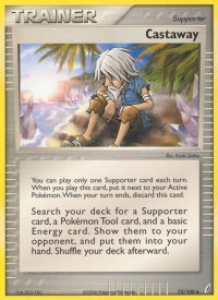 Castaway - Crystal Guardians (CG) #72/100 - Uncommon Pokémon Trading Card