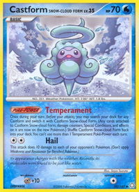 Castform Snow-Cloud Form - Legends Awakened (LA) #50/146 - Uncommon Pokémon Trading Card