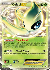 Celebi EX - Boundaries Crossed (BCR) #9/149 - Ultra Rare Pokémon Trading Card