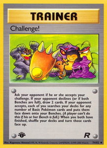 Challenge! - Team Rocket (TR) #74/82 - Uncommon Pokémon Trading Card