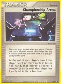 Championship Arena - 028 (2005 World Championships) trading card from Nintendo Promos Championship Arena - 028 (2005 World Championships) - Nintendo Promos Pokémon trading card